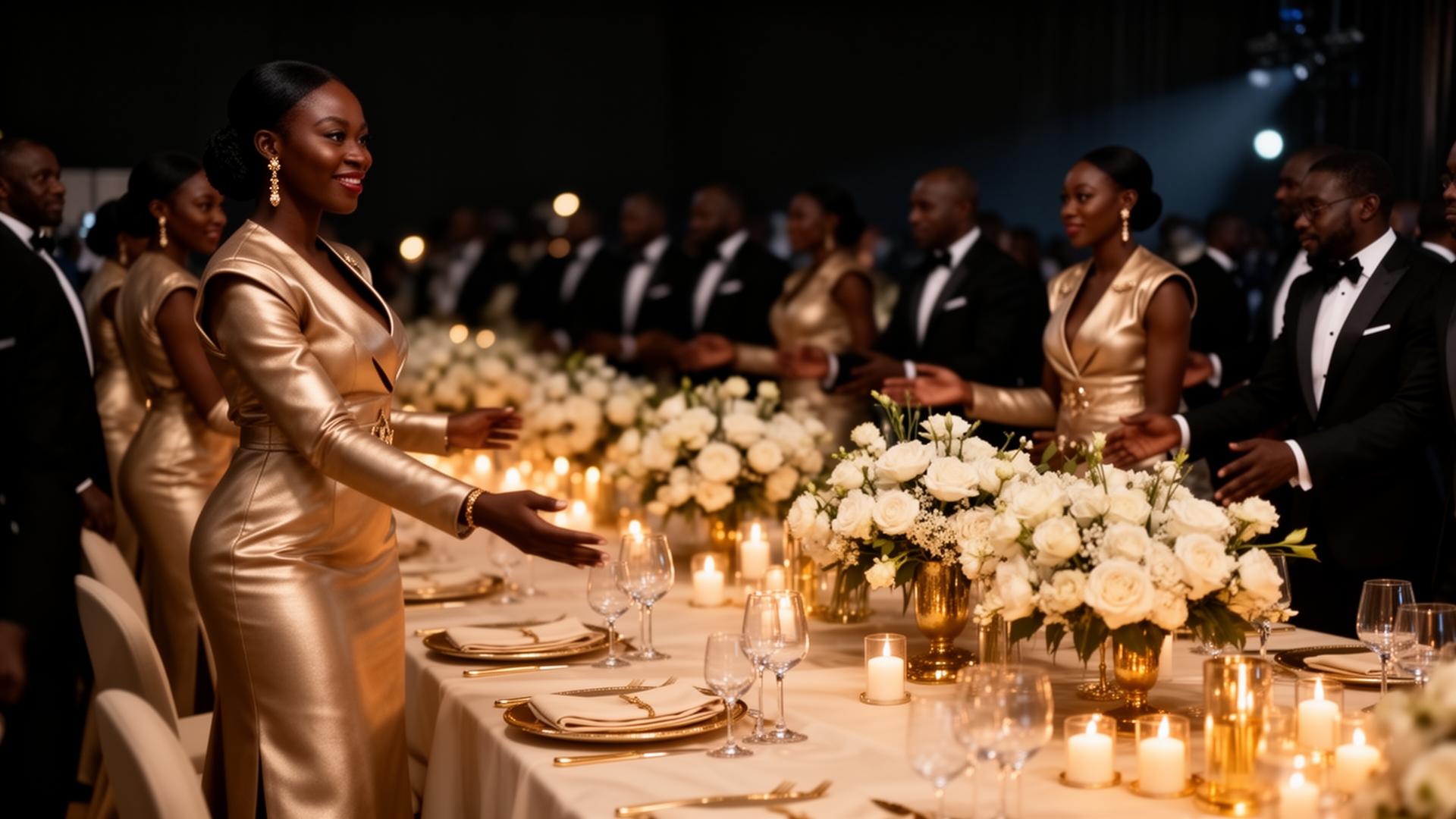 Protocol & hostess services at a luxury Kigali event