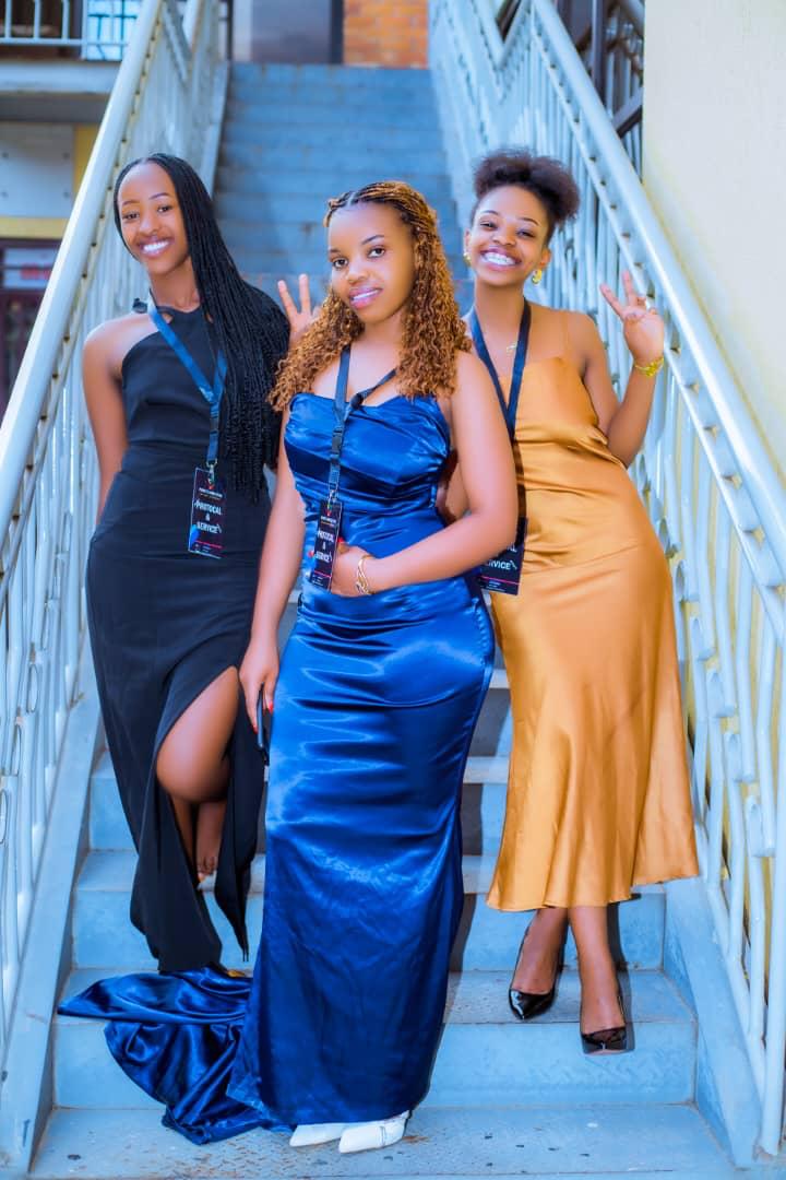 Hostesses greeting VIP guests