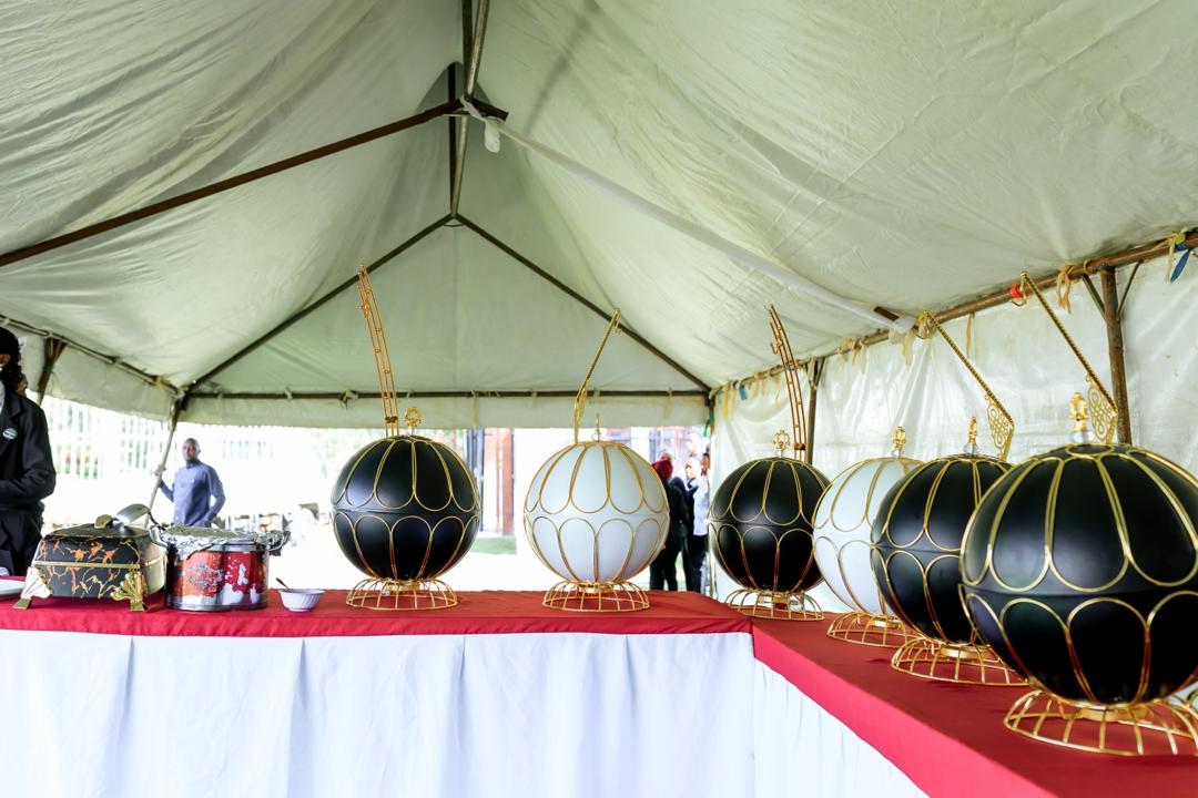 Traditional Rwandan cuisine presentation